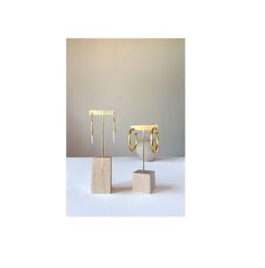 Boucle d'oreille en laiton support suspendu support vaisselle décorer bijoux suspendus utilisation avec prix de gros - Product Image 4