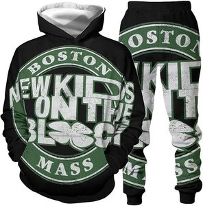 New-Kids on The-Block 3D Hoodie and Sweatpants Suit Casual Sweatshirts Sets pour Hommes Femmes - Product Image 6