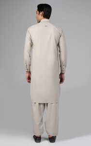 Kurta Shalwar Kameez pour homme en coton respirant, réversible, style ethnique islamique, toutes saisons, personnalisable, pour mariage, décontracté pour adultes - Product Image 4