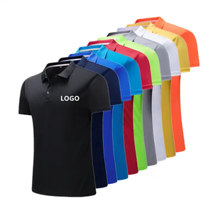 Polos unisexes personnalisés de haute qualité 2024, 100% coton, décontractés, manches courtes, faible MOQ, chemise unie pour homme - Product Image 1
