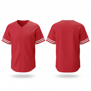 Camisetas de Béisbol Personalizadas para Equipos, Colores y Logotipos Impresos Personalizados, Tela de Poliéster 100% de Secado Rápido para Deportes - Product Image 5