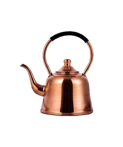 Ethnic Inspired Aluminum <b>Tea</b> <b>Kettle</b> Cultural Design Reflecting Classic Indian Cookware Traditions Durable Metal - Product Image 3