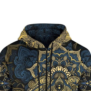 Nouvel arrivage de sweats à capuche à impression bouffante pour hommes et broderie personnalisée couleur unie meilleure vente de sweats à capuche à impression bouffante - Product Image 6