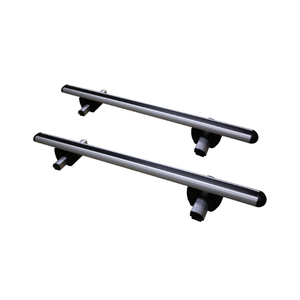 Barre transversale universelle en alliage d'aluminium de 109 cm - Barre de toit de voiture de 109 cm pour véhicules équipés de rails de toit surélevés - Product Image 1