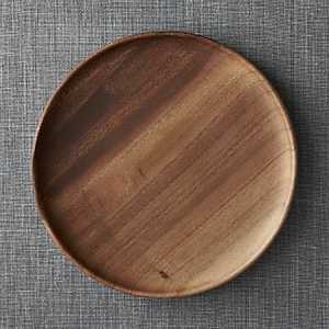 Salad and <b>Snack</b> Serving Wood <b>Plate</b> Most Demanding Creative Look 21cm-25cm-29cm Manufactured in India Hand Polished <b>Plate</b> - Product Image 4