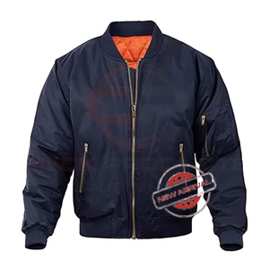 OEM Custom Men's Stand Bomber Jacket High Quality <b>Cow</b> Skin Casual Fall Winter Warm <b>Fabric</b> Outwear Plus Size Coat High Street - Product Image 1