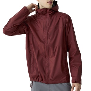 Veste bomber sportive surdimensionnée en toile enduite OEM, vêtements de sport universitaires de printemps, coupe-vent softshell en polyester/coton - Product Image 1