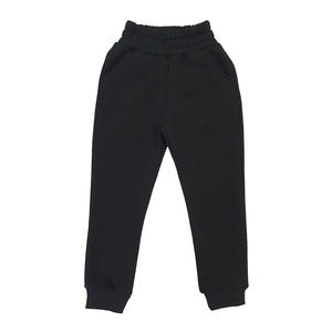 Pantalon de qualité supérieure pour garçons et filles, pantalon unisexe du fabricant coton noir lacé - Product Image 1