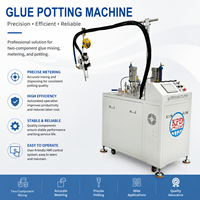 Máquina de Dosificación Semiautomática de Dos Componentes para Resina Epoxi, PU y Silicona, Sistema de Dispensación de Precisión para Electrónica