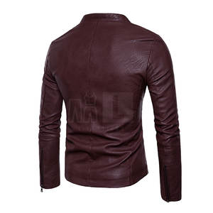 Veste en cuir pour hommes au design unique Veste d'hiver en cuir pour hommes taille personnalisée Streetwear du meilleur style - Product Image 2