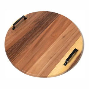 Bandeja para servir de la mejor calidad, plato de madera para aperitivos con diseño grabado con láser, precio al por mayor para restaurante, Hotel, Fiesta en casa, uso - Product Image 5