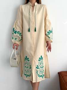 Vestidos vintage, vestido para mujer, vestido bordado, vestido diario, vestido casual - Product Image 4