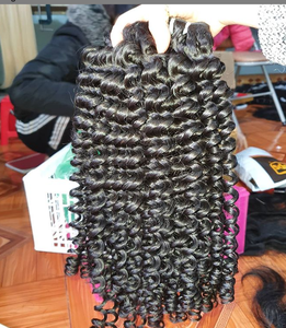 Cheveux humains vietnamiens bouclés 100% vierges Remy Jerry Curl, extension de cheveux à trame unique - Product Image 6