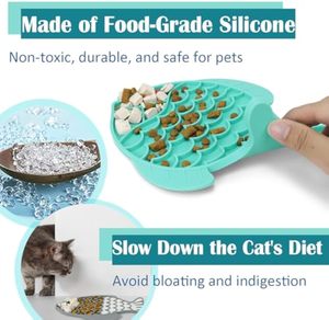 Bulk Silicone Pet Licking Pad BPA Free Slow <b>Feeder</b> Non Slip Easy Clean Calming Feeding Accessory for Dogs and <b>Cats</b> - Product Image 3