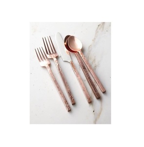 Ensemble de couverts en cuivre poli miroir, cuillère et couteau de table bon marché de qualité supérieure - Product Image 1