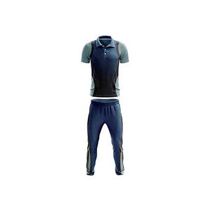 Ensemble maillot et pantalon de cricket personnalisé 100 pour cent polyester dernière conception bon marché OEM ODM fabriqué au Pakistan - Product Image 2