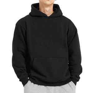 Qualité de luxe hommes 100% coton lourd Streetwear sweat à capuche surdimensionné impression personnalisée pull sweats à capuche pour hommes - Product Image 1