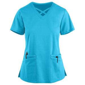 Conjuntos de Uniformes Médicos con Logotipo Personalizado, Uniformes de Enfermera y Doctor de Hospital, Tela Antiestática al por Mayor, Traje de Dos Piezas, Conjuntos de Uniformes Elásticos - Product Image 2