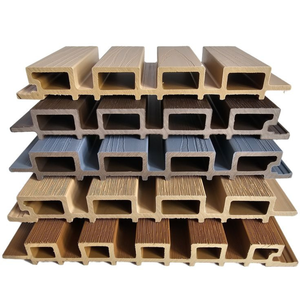 Không thấm nước bên ngoài ốp bên ngoài <span class=keywords><strong>WPC</strong></span> tấm rãnh Bảng điều chỉnh ngoài trời chống trượt <span class=keywords><strong>WPC</strong></span> Composite rãnh tường Bảng điều khiển - Product Image 1