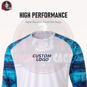 Camiseta de compresión MMA con estampado, tela ligeramente elástica, corte regular, ropa deportiva cómoda de secado rápido, manga larga, alta calidad, 220g - Product Image 3