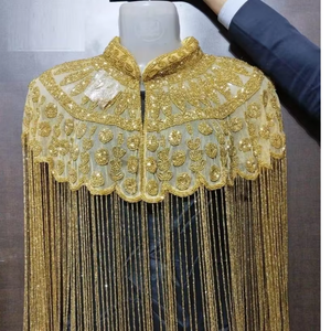 Hecho a mano estilo pijo adulto capa única alta moda Wrap Club fiesta niñas mujeres elegante detalle con cuentas accesorio de moda para mujer - Product Image 1