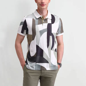 Polos pour hommes imprimés personnalisés de haute qualité/Polos de style dernier cri à la mode pour hommes à prix abordable - Product Image 1