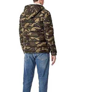 Nouvelle marque de mode, vestes décontractées pour hommes à capuche coupe-vent printemps automne, 100% polyester, vestes de rue avec motif camouflage - Product Image 5