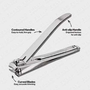 Professional Curved Blade <b>Nail</b> Clipper Custom Logo Stainless Steel Fingernail Toenail Cutter Beauty Grooming <b>Tool</b> - Product Image 4