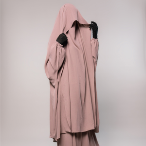 Ropa Islámica de Talla Grande, Simple y Modesta, Hecha a Mano, Transpirable, de Poliéster, para Mujeres Musulmanas, Cobertura Completa del Cuerpo, Servicio OEM de Fábrica - Product Image 1