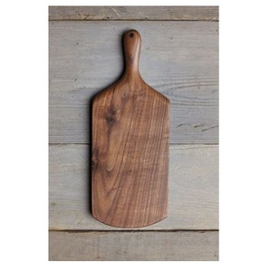 Bloque de cortar de madera maciza de Acacia hecho a mano personalizado para cocina, utensilios de cocina, postre de aperitivo ecológico sostenible - Product Image 1