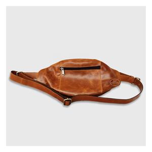 Riñonera Ascot International de Alta Calidad, Cuero Genuino, Cierre de Cremallera Resistente, Impermeable, Bolsa de Cintura/Bandolera para Hombre - Product Image 4