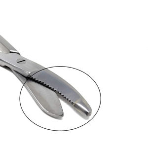 กรรไกรผ่าตัดและคีมสำหรับศัลยกรรมกระดูกด้ามจับทองคำ9.5ตัดพลาสเตอร์สแตนเลส "ใบมีดฟันเลื่อยและเครื่องมือคีม - Product Image 3