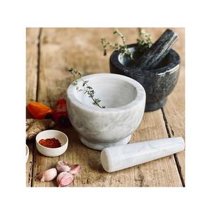 Handmade Durable Marble Mortar Pestle Set Stone <b>Herb</b> <b>Grinder</b> Home Kitchen Salt Marble Mortar Pestle Set Affordable Price - Product Image 1