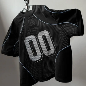 Maillot de Football en maille respirante léger Durable haut d'entraînement athlétique personnalisé pour hommes femmes jeunesse pratique élégante - Product Image 3