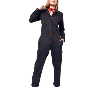 Overoles de trabajo de cuerpo completo para mujer con estampado de logotipo, ajuste funcional y cómodo para profesionales calificados - Product Image 1