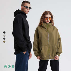 En vrac 300 GSM Hoodies Coton Léger Unisexe Sweats Confortable Chaud Élégant Porter Usine Directe En Gros Approvisionnement - Product Image 3