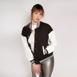 Veste universitaire de baseball professionnelle sur mesure en gros, avec manches en cuir, imperméable et respirante pour hommes/femmes, idéale pour l'hiver - Product Image 1