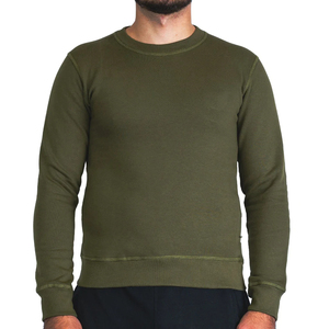 Zig Zag garniture hommes Sweatshirts à capuche 50 coton 50 Polyester manches longues imprimé Oversize pull à capuche vente en gros vert Olive - Product Image 1