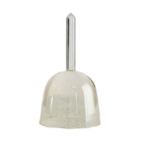 Bol chantant en cristal de quartz transparent Mountain Rain 7 Chakra avec fréquence 432/440 Hz et 1 mallette en daim offerte