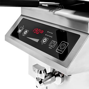 Friteuse à induction professionnelle - 8 litres - 3,5 kW - Numérique - avec robinet de vidange - Product Image 4