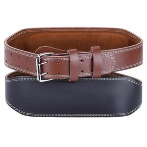 GAF ขายส่งหนังที่กําหนดเองเอวป้องกันเข็มขัดยกน้ําหนักแบบปรับได้ยิมหนังเข็มขัดยกน้ําหนัก - Product Image 5