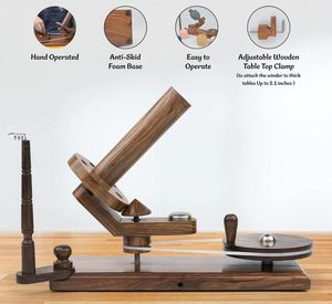 Enrouleur manuel de boule de fil, fil de table Swift-Combo d'accessoires d'artisanat de crochet et de tricot en bois | Meilleur cadeau - Product Image 3