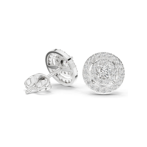Boucles d'oreilles en diamant brillant de 0,592 CT cultivé en laboratoire, clarté VVS-VS, or 18 carats, 14 carats, 10 carats, argent 925, or rose/jaune/blanc, platine - Product Image 6
