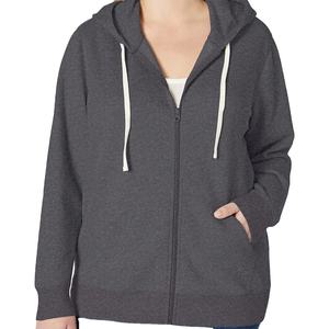 เสื้อฮู้ดดี้ผู้หญิงสำหรับฤดูหนาว แบบซิป ปรับแต่งได้ ทรงโอเวอร์ไซส์ ผลิตจากผ้าฝ้ายออร์แกนิค ซิปเต็มตัว 100% ผ้าฝ้าย  บุด้วยผ้าฟลีซ  เป็นมิตรกับสิ่งแวดล้อม  ปรับแต่งได้ - Product Image 1