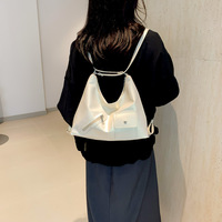 Collection Printemps-Été SW : Sac à bandoulière de luxe simple, grande capacité, avec fermeture éclair, sac à main, sac à dos en cuir avec poche
