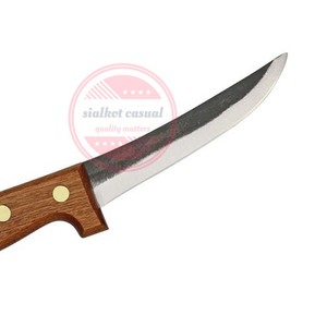 Cuchillos para deshuesar de acero inoxidable Cuchillo para deshuesar filete con mango de madera - Product Image 6