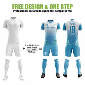 Uniformes de football en polyester respirant à séchage rapide de haute qualité Kit d'équipe personnalisé professionnel maillots de football sublimés - Product Image 2