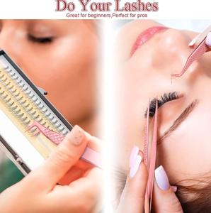 Ensemble de pinces à épiler professionnelles en acier inoxydable 5 pièces pointe en fibre pointue pour l'épilation des sourcils Extension de cils - Product Image 5