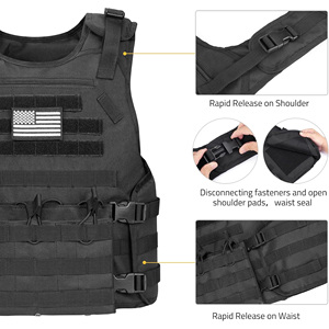 Gilet tactique réglable respirant avec sangle Molle équipement d'entraînement extérieur léger équipement de protection en Nylon - Product Image 2