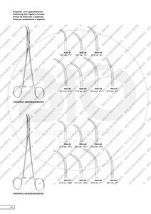 Venta al por mayor, herramientas médicas personalizadas, tamaño de instrumentos hemostáticos, puente, fórceps de disección y ligadura de OVERHOLT-GEISSENDOERFER - Product Image 2